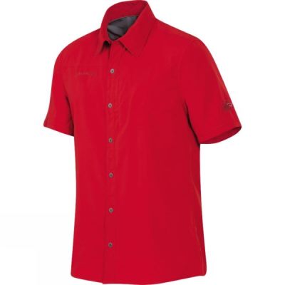 Camisa Mammut Tempest Hombre Rojas - Chile FHU097385